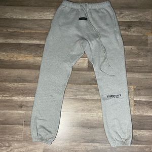 Fear Of God Essentials Dark Oatmeal Cuffed Sweatpants SS22
-